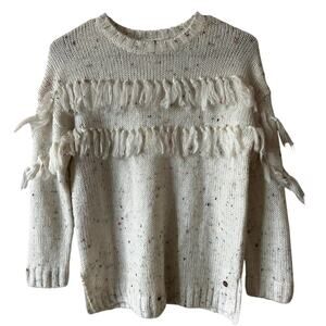 Matilda Jane Cream Fringe Sweater